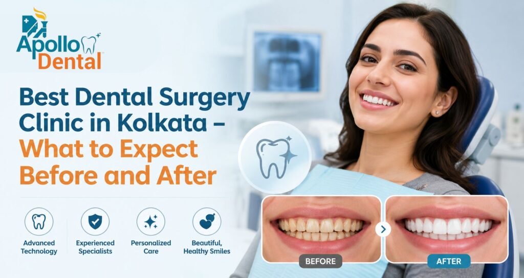Best Dental Surgery Clinic in Kolkata – What to Expect Before and After